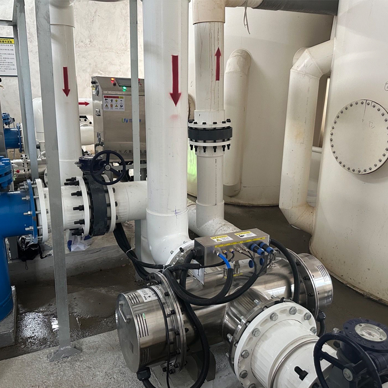 污水廠中壓紫外線消毒器